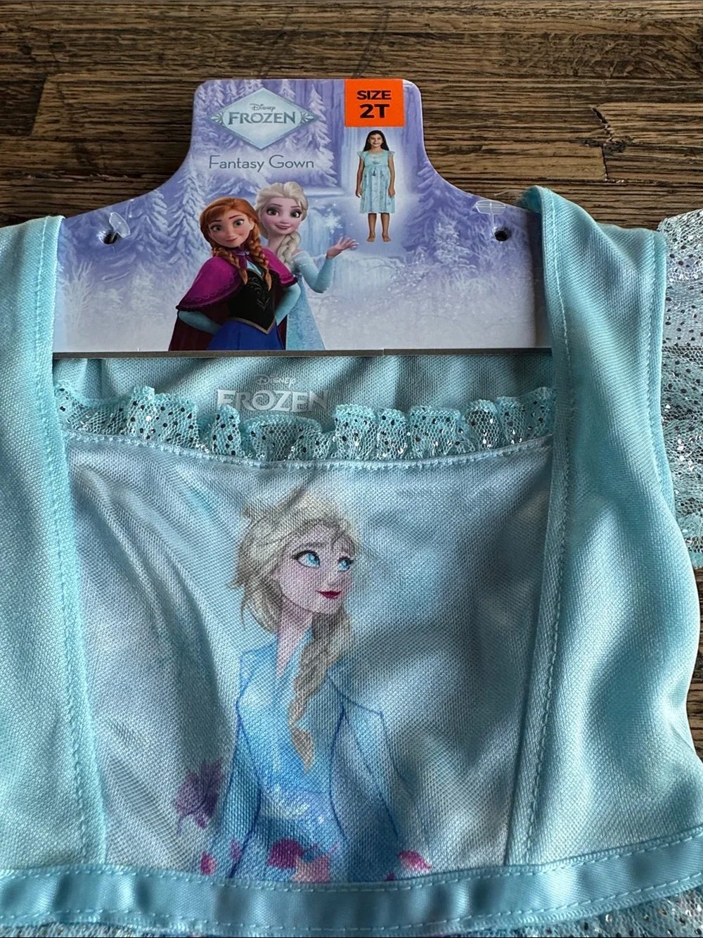 NWT. Disney Frozen Elsa Fantasy Gown.